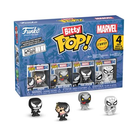 Φιγούρες Funko Bitty Pop! 4-Pack Marvel Spider-Man, Venom, Anti-Venom, She-Venom