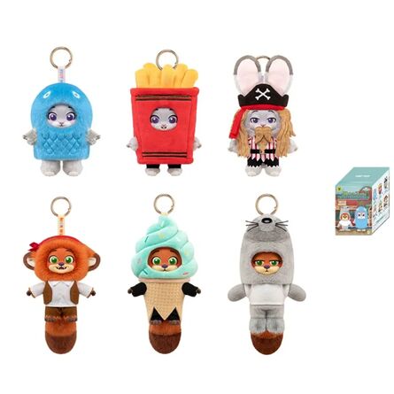 Λούτρινο Μπρελόκ Disney Zootopia Nick & Judy Best Undercove Series Plush Keychain Blind Box(1pc) 1τμχ Τυχαία Επιλογή