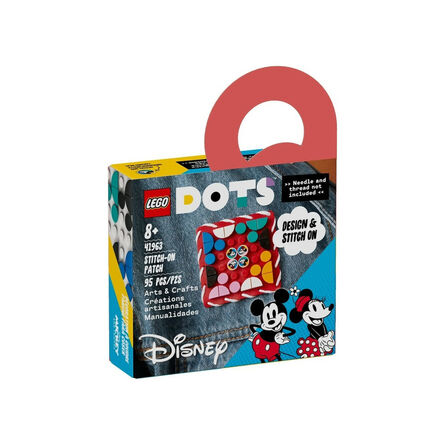 LEGO® Disney DOTS: Mickey Mouse Minnie Mouse Stitch-On Patch (41963)