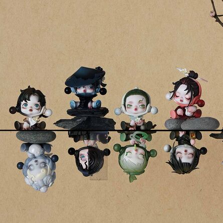 POP MART Skullpanda The Ink Plum Blossom Series Figures Blind Box  (1pc)