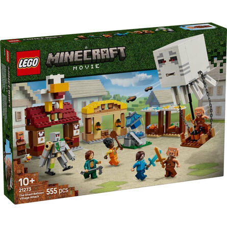 LEGO® Minecraft: Επίθεση του Αερικού-Αερόστατου στο Χωριό (21273)