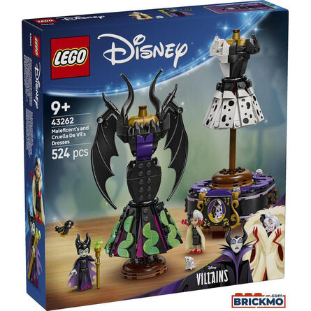 LEGO® Disney Classic: Villains Τα Φορέματα της Maleficent και της Κρουέλα ντε Βιλ (43262)