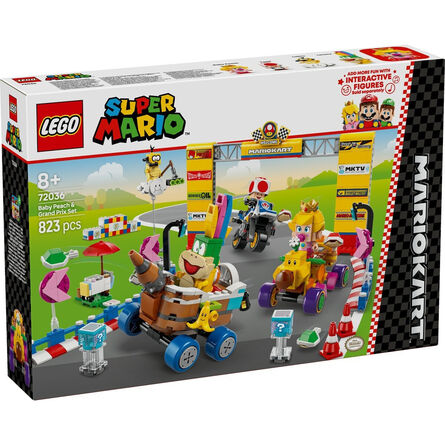 LEGO® Super Mario™: Mario Kart™ – Baby Peach & Σετ Γκραν Πρι (72036)