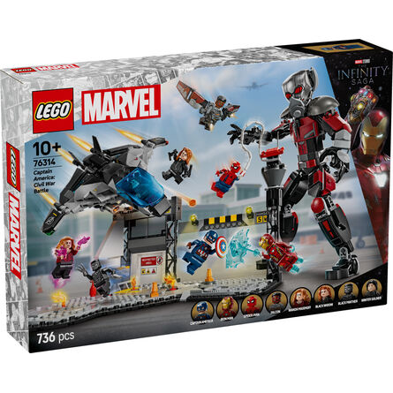LEGO® Marvel: Μάχη Captain America: Εμφύλιος Πόλεμος (76314)