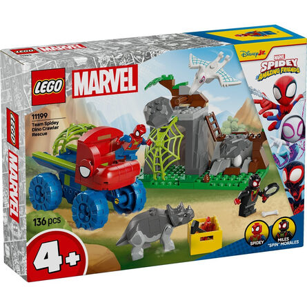 LEGO® Marvel: Spidey And His Amazing Friends Διάσωση με Dino Crawler από την Ομάδα Σπάιντι (11199)