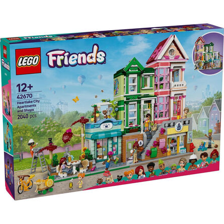LEGO® Friends: Διαμερίσματα και Καταστήματα στη Χάρτλεϊκ Σίτυ (42670)