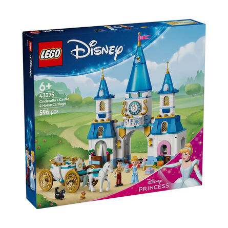 LEGO® Disney Princess: Το Κάστρο & η Άμαξα με Άλογα της Σταχτοπούτας (43275)