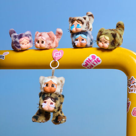 Λούτρινο Μπρελόκ POP MART Crybaby Wild But Cutie Series Vinyl Plush Blind Box 1τμχ Τυχαία Επιλογή