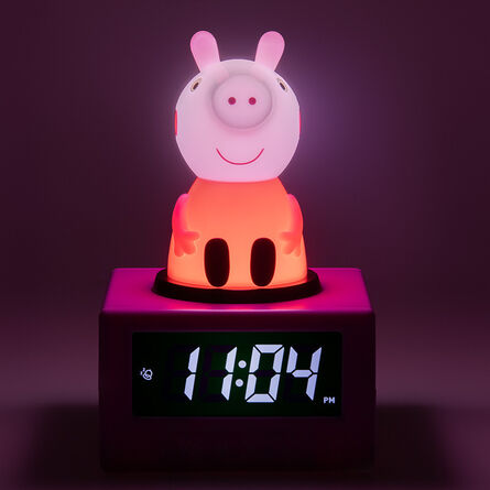 Επιτραπέζιο Ρολόι με Ξυπνητήρι Paladone Icons: Peppa Pig - Alarm Clock (PP12729PP)