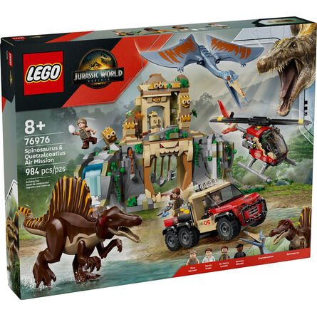 LEGO® Jurassic World: Spinosaurus & Quetzalcoatlus Air Mission (76976)