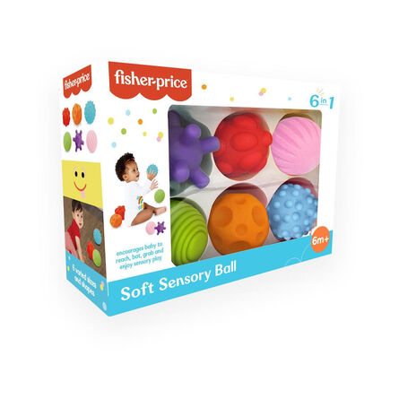 Βρεφικό Παιχνίδι Δραστηριοτήτων Fisher-Price:  Soft Sensory Ball (F0910)