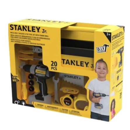 Stanley Jr. - Role Playing: Mega Toolbox Set with Power Drill (SRP024-SY)