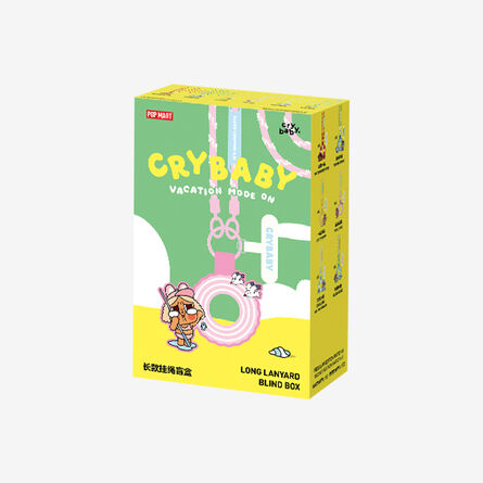 Λουράκι Λαιμού POP MART Crybaby Vacation Mode On Series-Long Lanyard Blind Box 1τμχ Τυχαία Επιλογή