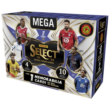 Panini 2025-2026 Select Legue 1 Soccer International Mega Box