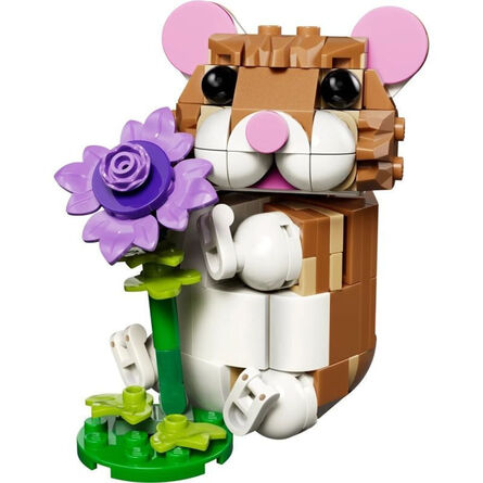 LEGO® Creator 3-in-1 Cute Hamster with a Flower (31376)