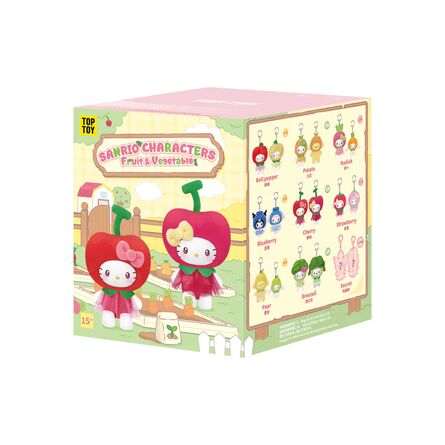 Μπρελόκ Sanrio Characters Fruit & Vegetable Series Mini Vinyl Pendant Blind Box (1pc) 1τμχ Τυχαία Επιλογή