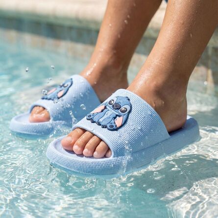 Disney Stitch Flip Flops Blue
