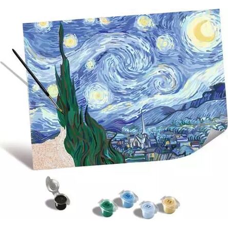 Σετ Ζωγραφικής Ravensburger: Creart Canvas - Van Gogh (23915)