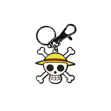 One Piece Skull Luffy Keychain