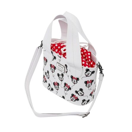 Τσάντα Ώμου/Χιαστί Loungefly Disney Mickey and Minnie Balloons Handbag