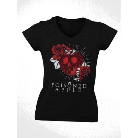 Disney Snow White Poisoned Apple Womens T-Shirt