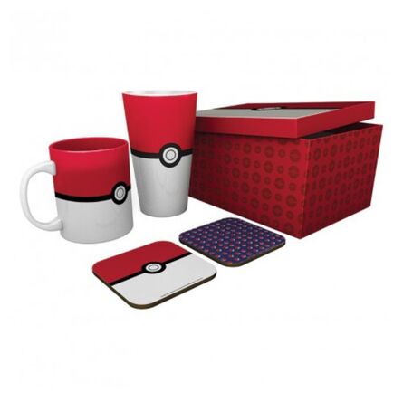 Σετ Pokemon Pck Glass XXL + Mug + 2 Coasters "Pokeball"