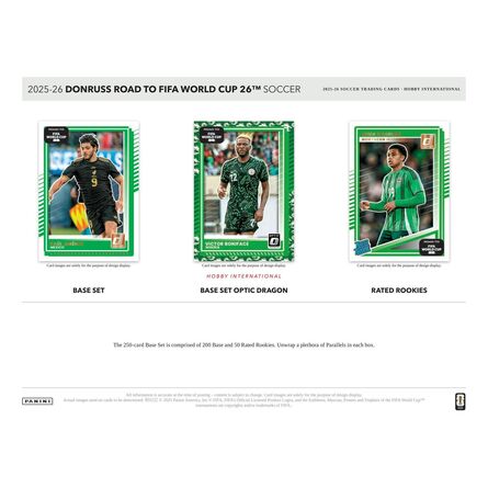 Panini Donruss 2025-26 Road To World Cup Hobby International Box