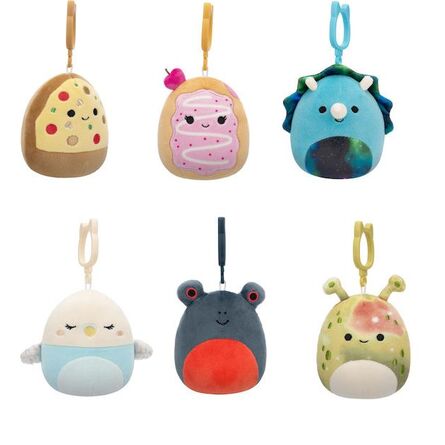 Λούτρινο Μπρελόκ Squishmallows Random W6 1τμχ Τυχαία Επιλογή