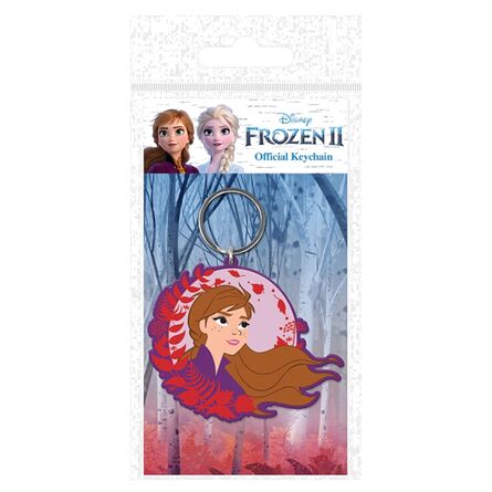 Frozen 2 Anna Rubber Keychain