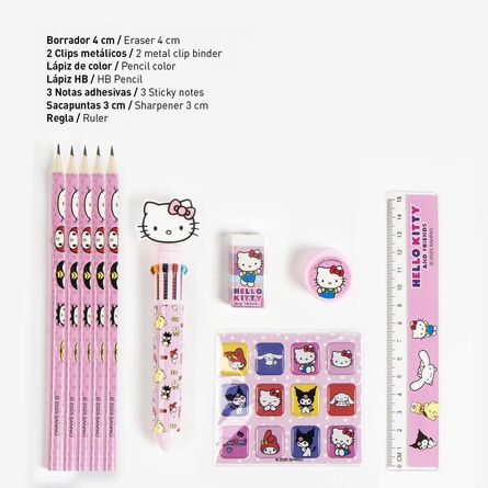 Σετ Γραφικής Ύλης με Τετράδιο Hello Kitty Stationary Set