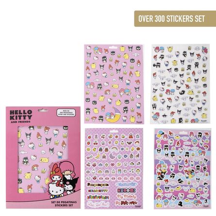 Σετ με Αυτοκόλλητα Sticker Set Hello Kitty