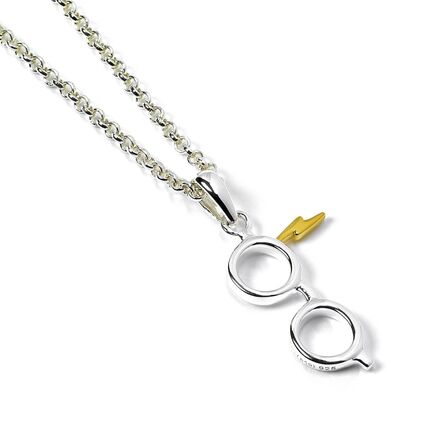 Κολιέ Harry Potter Sterling Silver Glass and Bolt