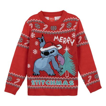 Disney Knitted Jersey Christmas Stitch Ugly Sweater