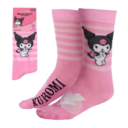 Κάλτσες Hello Kitty Kuromi Pink Socks