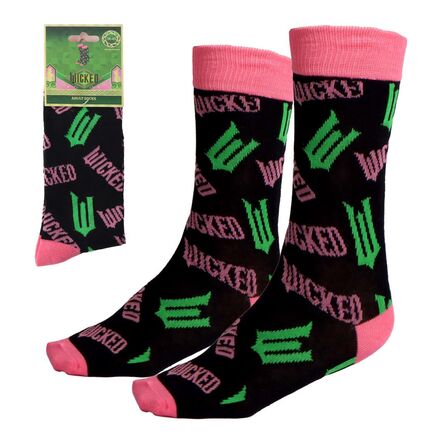 Κάλτσες Wicked Socks Black/Pink