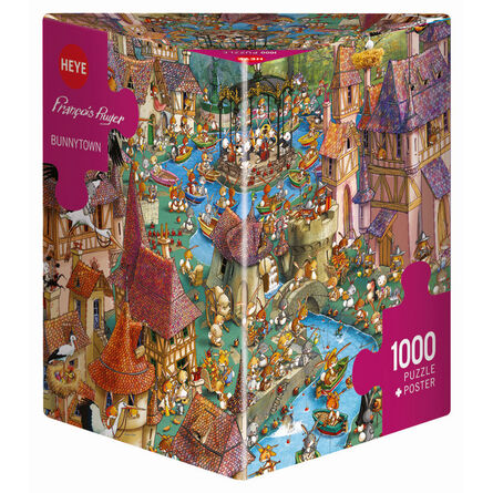 Puzzle 29496 Tr Ruyer Bunnytown 1000 Pieces