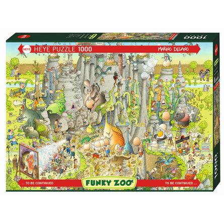 Puzzle 29727 St Funky Zoo Jurassic Habitat 1000 Pieces