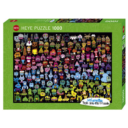 Puzzle 29786 St Pensre My Friends Doodle Rainbow 1000 Pieces