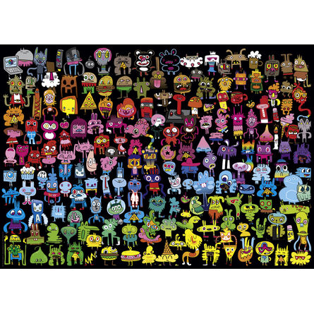 Puzzle 29786 St Pensre My Friends Doodle Rainbow 1000 Pieces