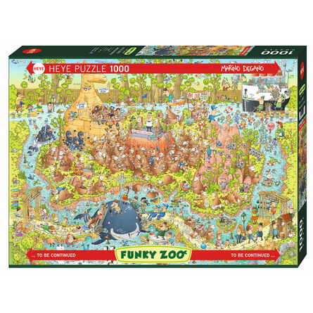 Puzzle 29870 St Funky Zoo Australian Habitat 1000 Pieces