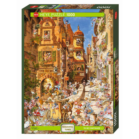 Puzzle 29874 St Romantic Town By Day 1000 Pieces