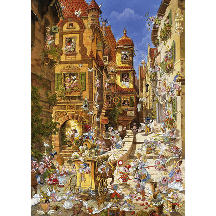 Puzzle 29874 St Romantic Town By Day 1000 Pieces