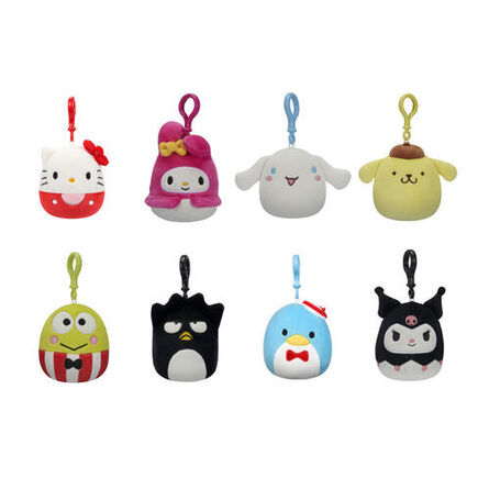 Λούτρινο Squishmallows Sanrio Keychain 1τμχ Τυχαία Επιλογή