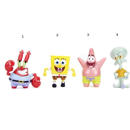 Φιγούρα Spongebob Figures 2,5" Metalfigure 1τμχ Τυχαία Επιλογή