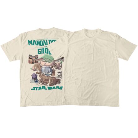 Star Wars: The Mandalorian Squares Neutral T-Shirt