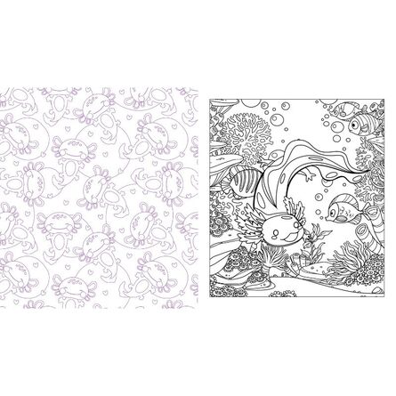 Βιβλίο Ζωγραφικής Axolotl