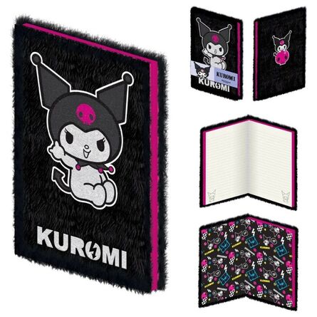 Σημειωματάριο Sanrio Kuromi Plush Notebook