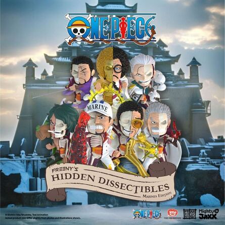 Mighty Jaxx One Piece Freeny'sHidden Dissectibles Marines Edition Blind (1pc) Random