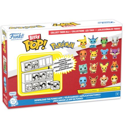 Φιγούρες Funko Bitty Pop! 4-Pack Pokemon Squirtle, Eevee, Growlith, Psyduck