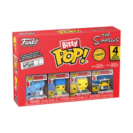 Φιγούρες Funko Bitty Pop! 4-Pack The Simpsons Itchy, Marge Simpson, Moe Szyslak, Chief Wiggum